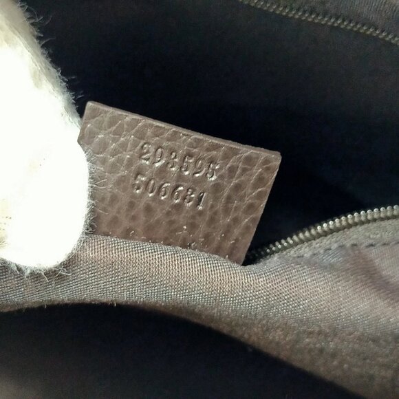 Gucci Hand Bag Sherry Line Brown PVC 693-042825 - Picture 12 of 13